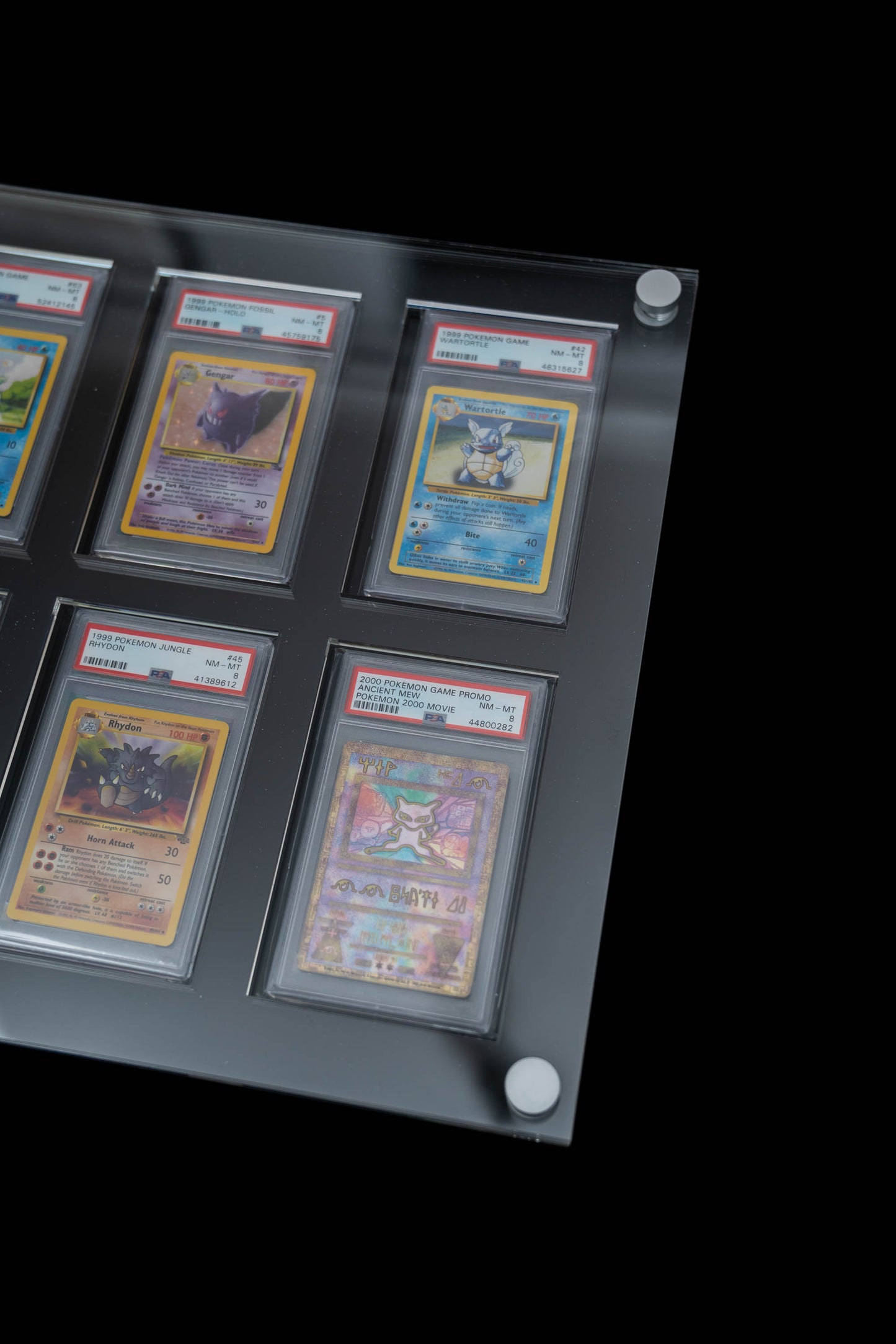 Six Graded Card Display - 3x2