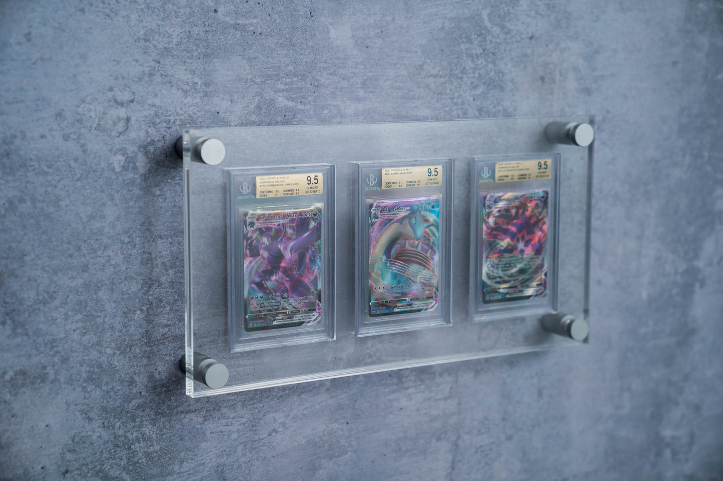 Triple BGS Card Display - 3x1