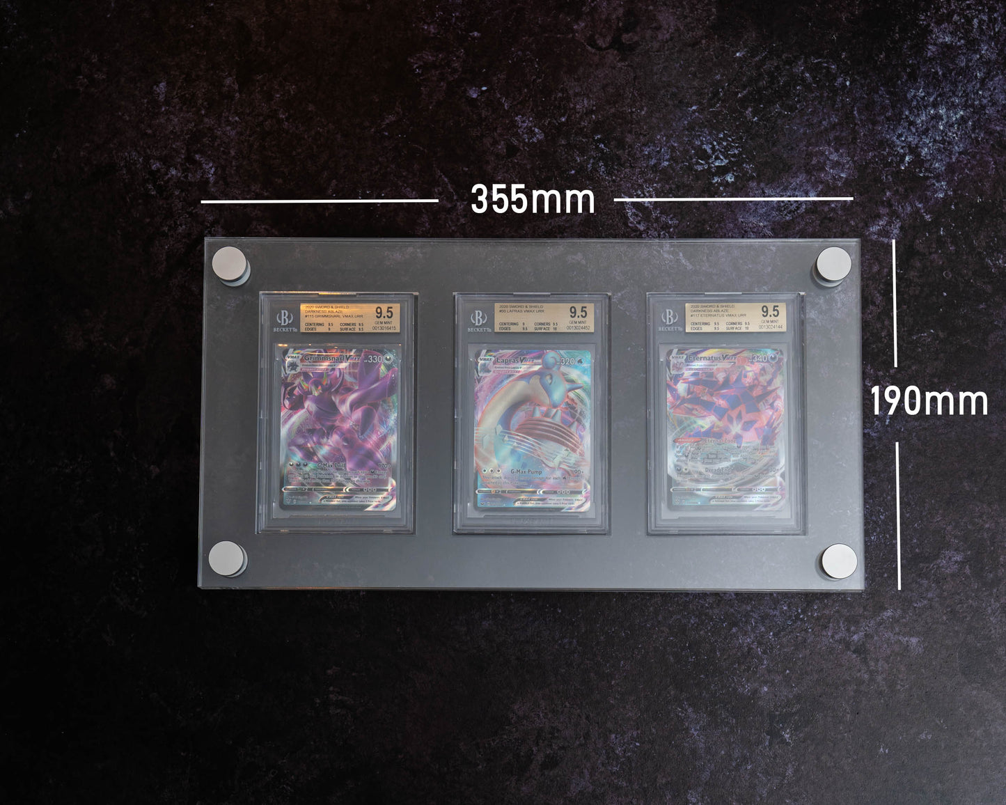 Triple BGS Card Display - 3x1