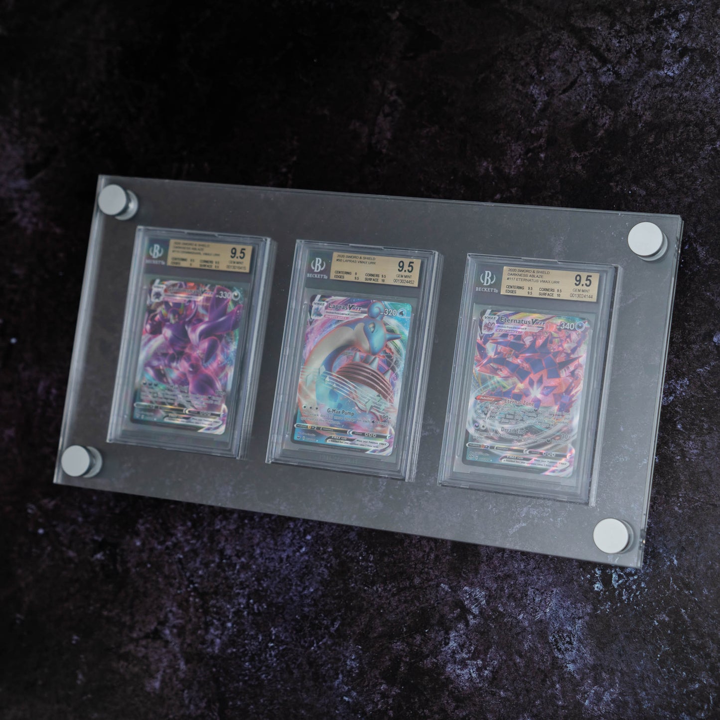 Triple BGS Card Display - 3x1