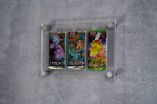 Triple Booster Pack Display - 3x1