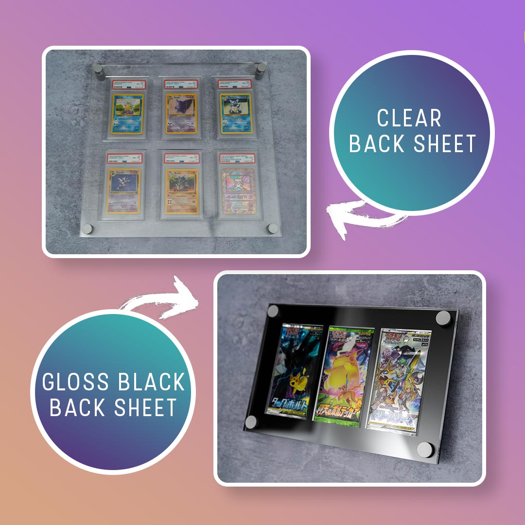 Triple Toploader Card Display - 3x1