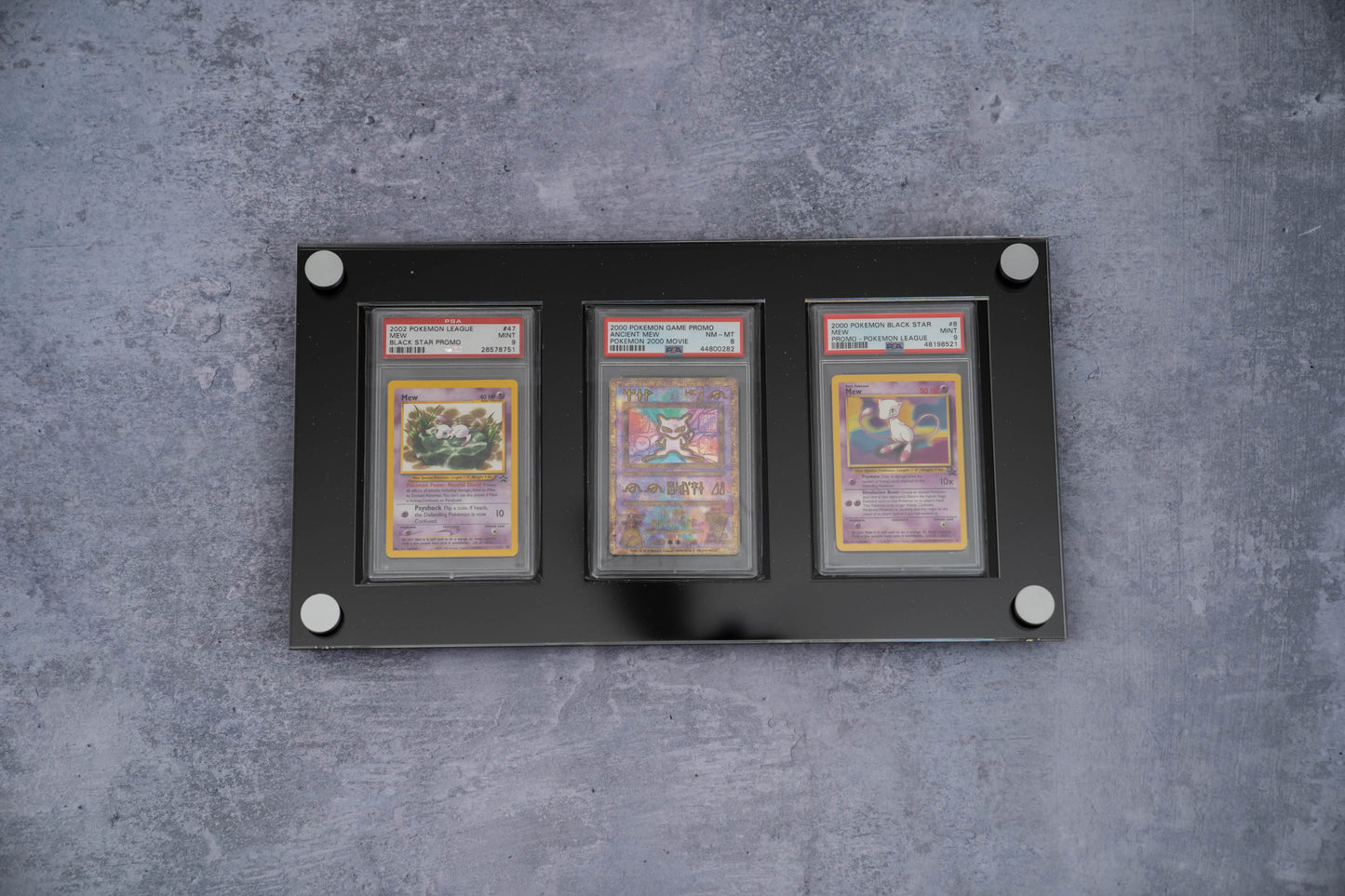 Triple Graded Card Display - 3x1