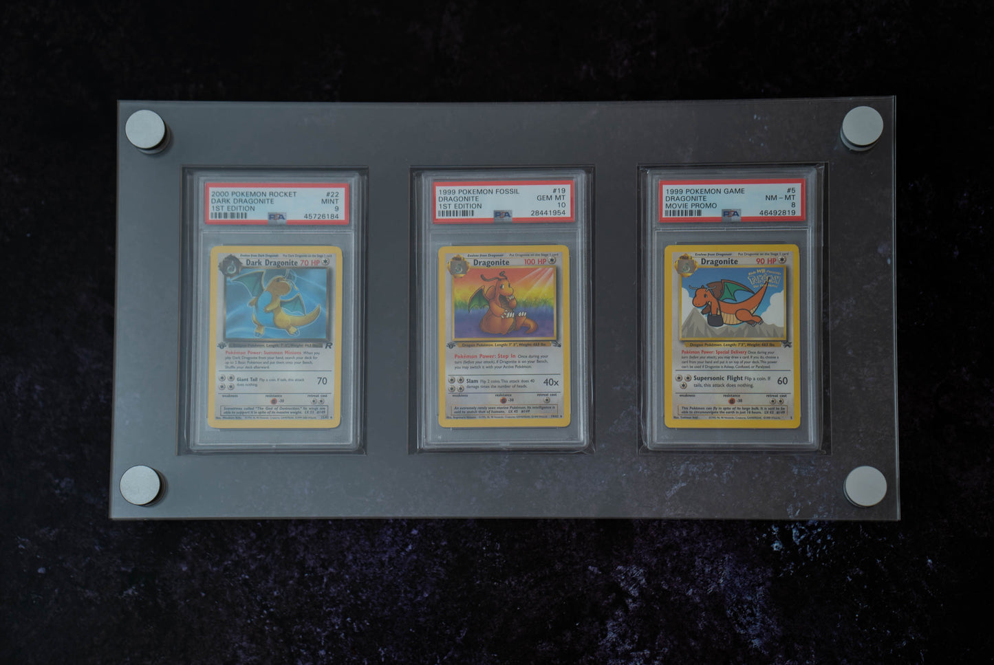 Triple Graded Card Display - 3x1