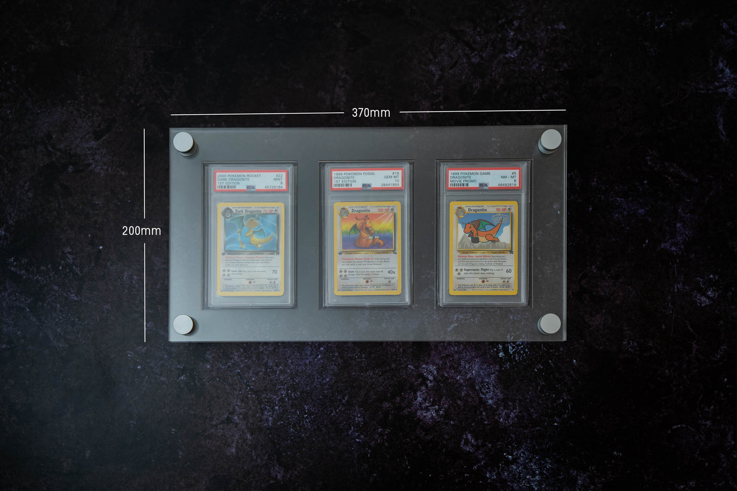 Triple Graded Card Display - 3x1