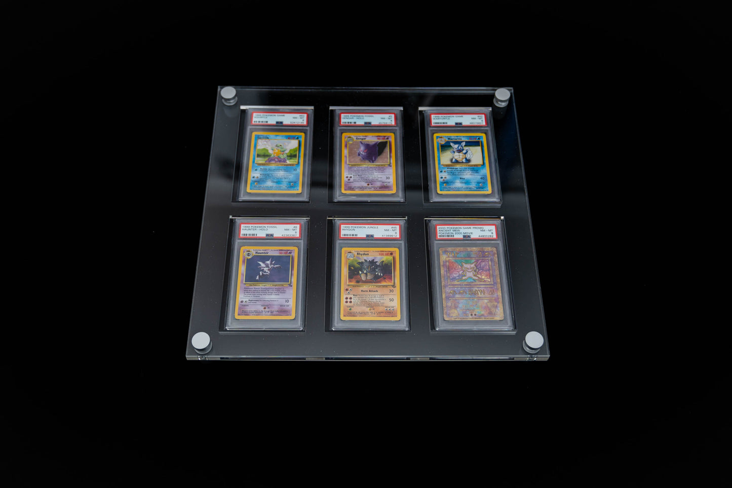 Six Graded Card Display - 3x2