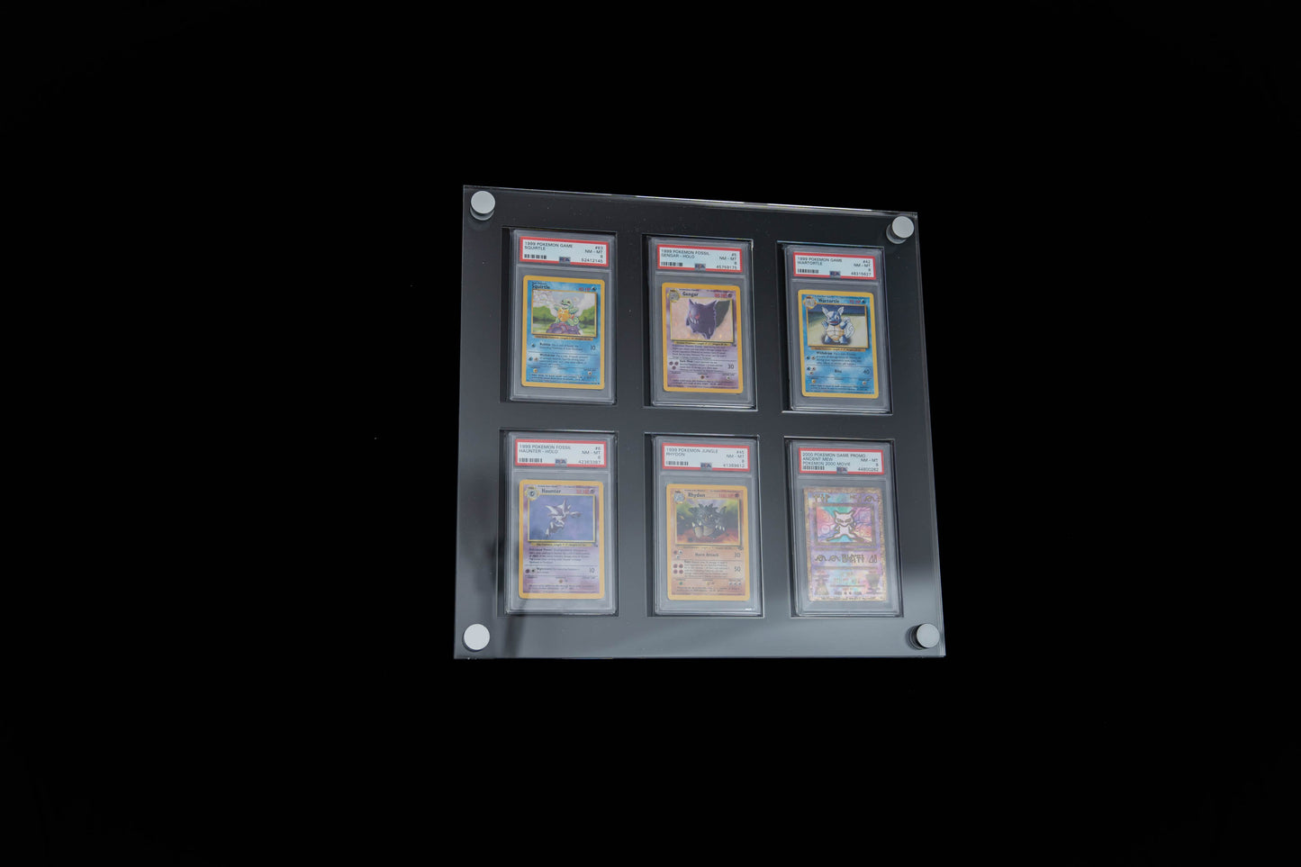 Six Graded Card Display - 3x2