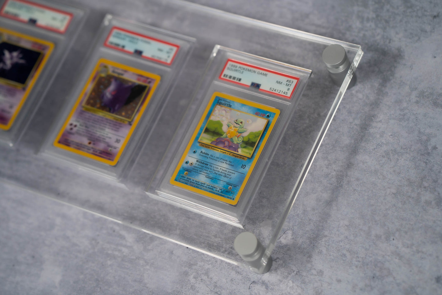 Quad Graded Card Display - 4x1