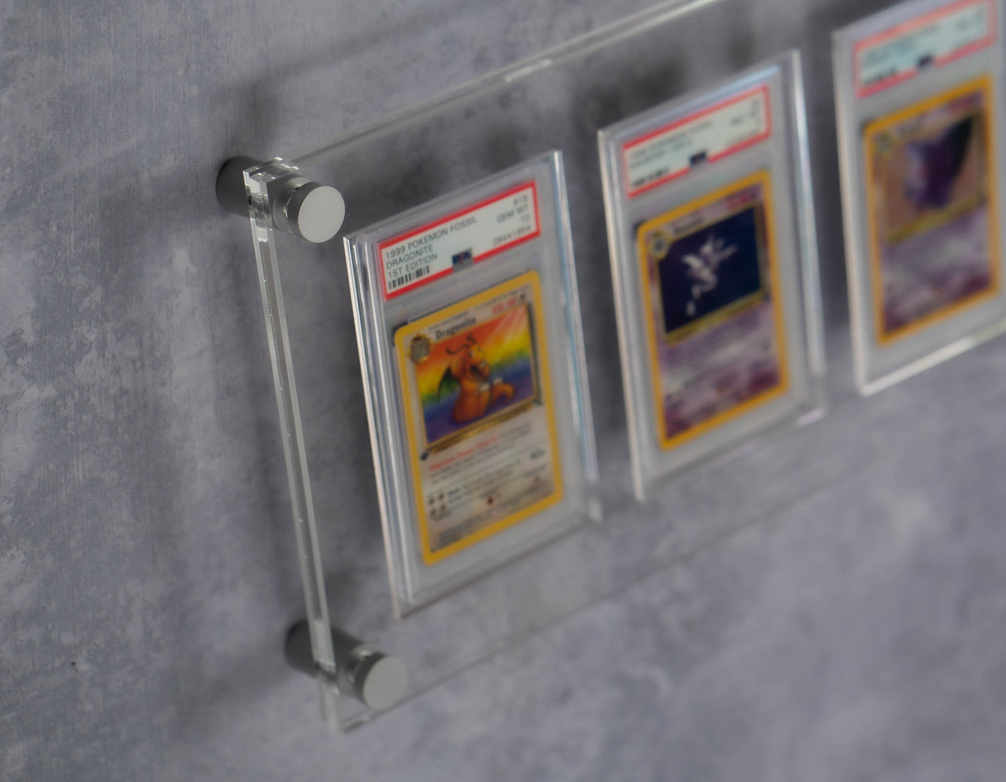 Quad Graded Card Display - 4x1