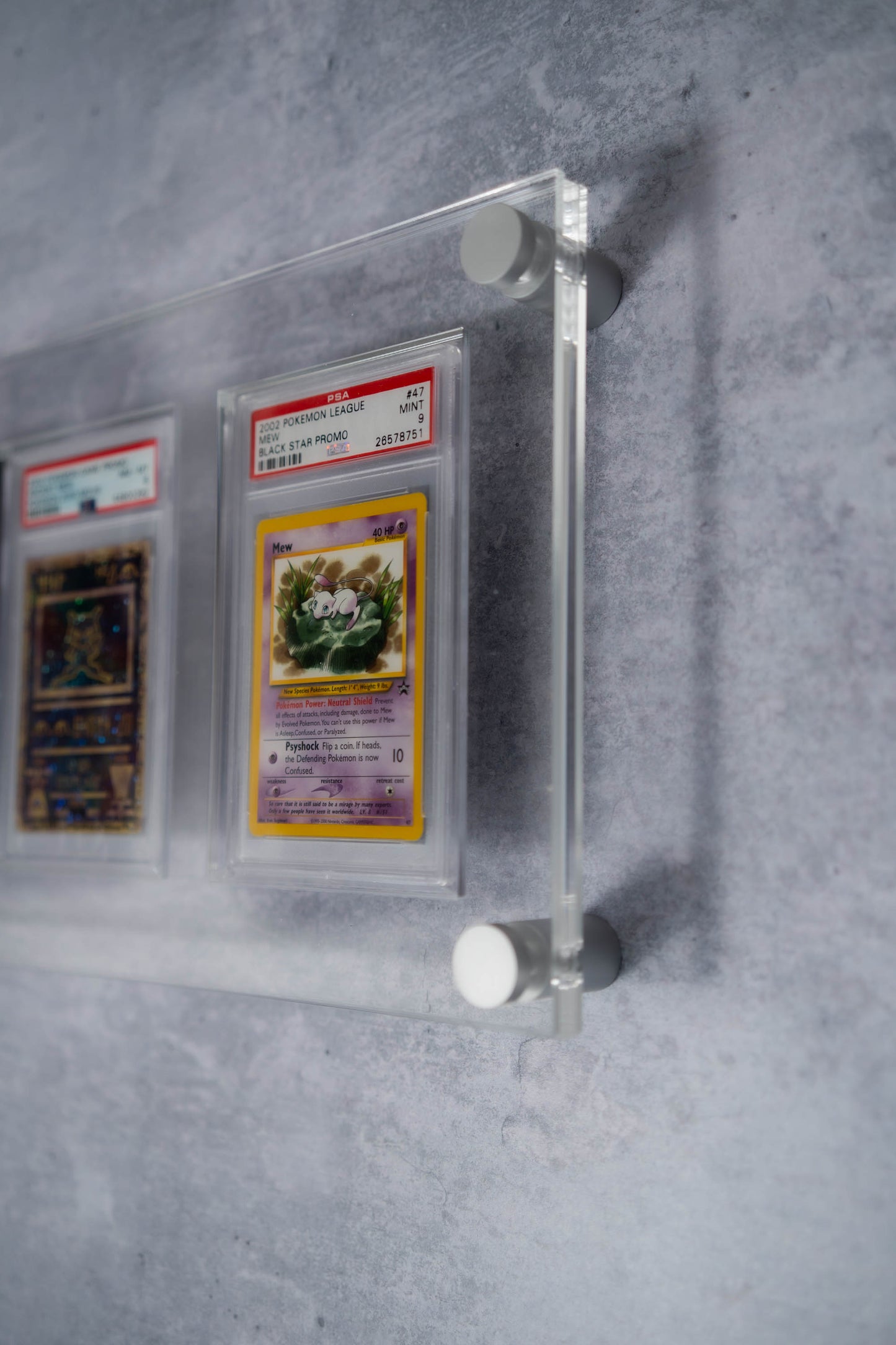 Quad Graded Card Display - 4x1