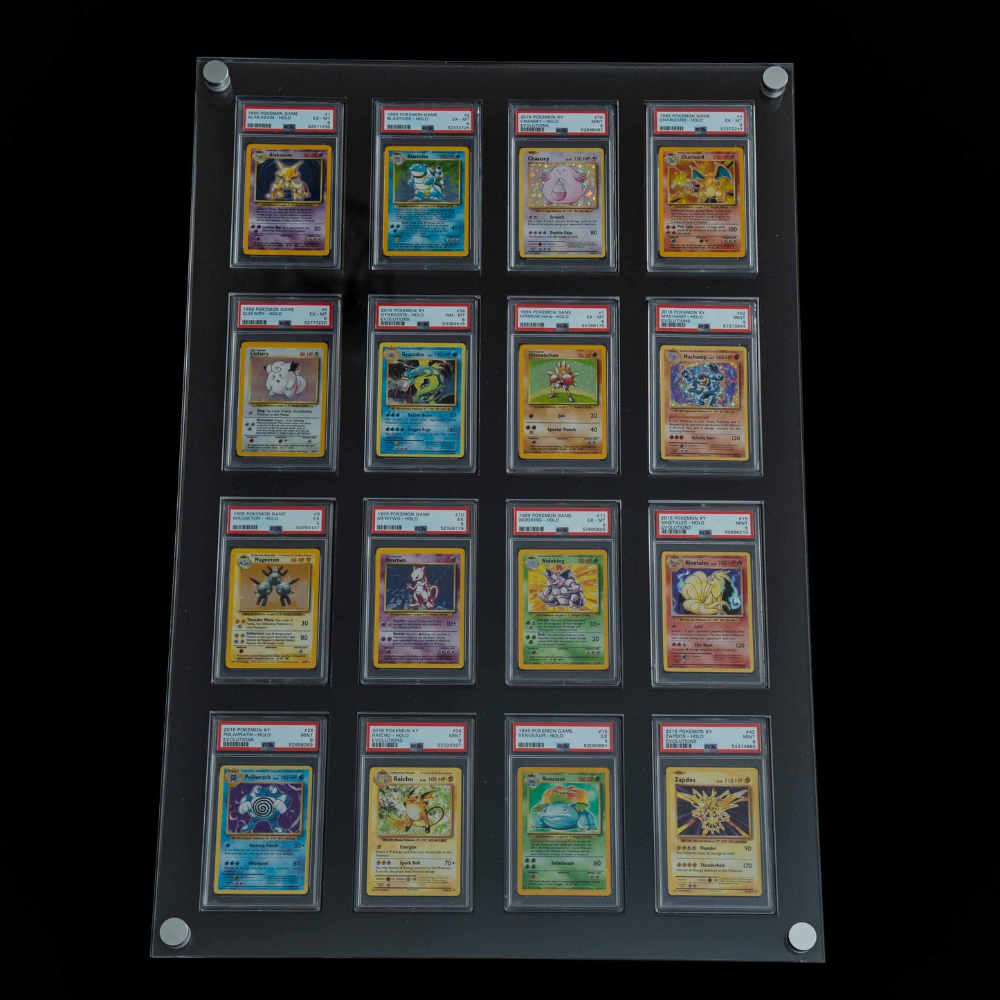 Sixteen Graded Card Display - 4x4