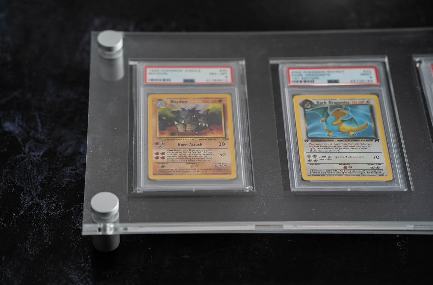 Five Graded Card Display - 5x1