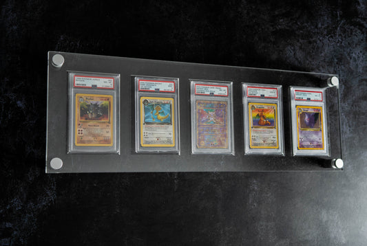 Five Graded Card Display - 5x1