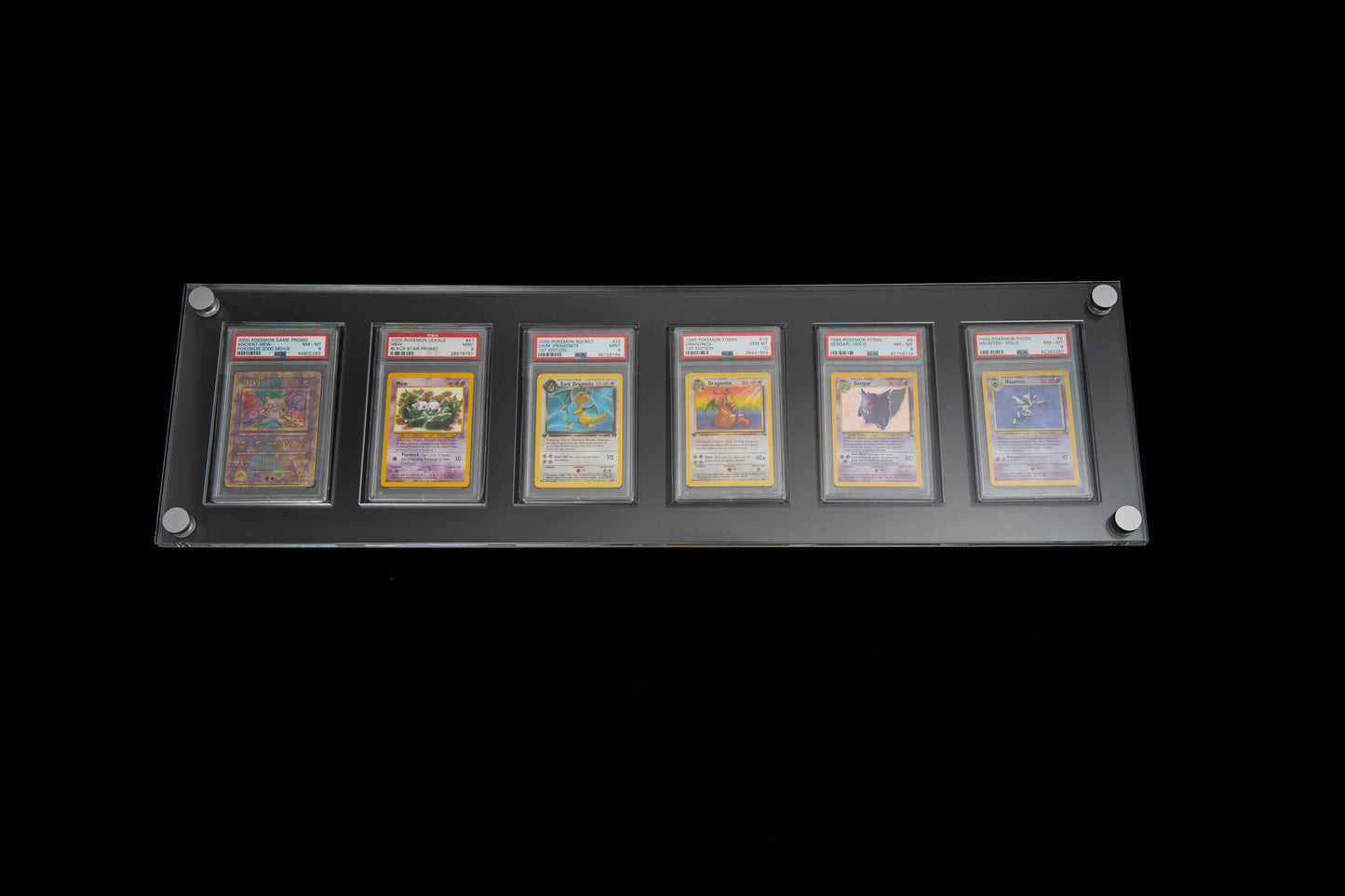 Six Graded Card Display - 6x1