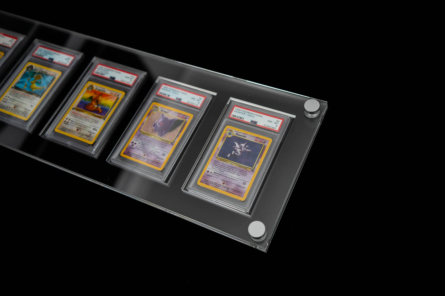 Six Graded Card Display - 6x1