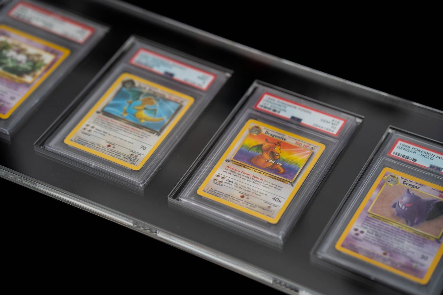 Six Graded Card Display - 6x1