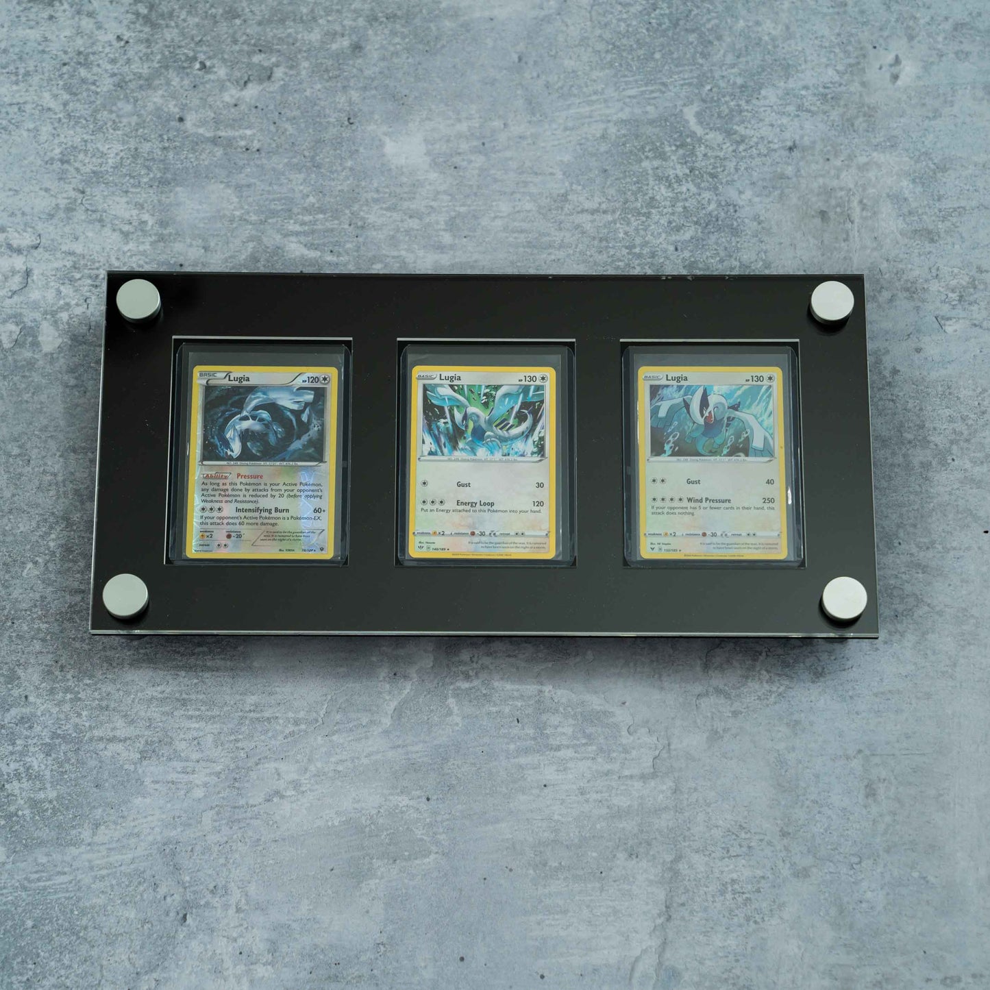 Triple Toploader Card Display - 3x1