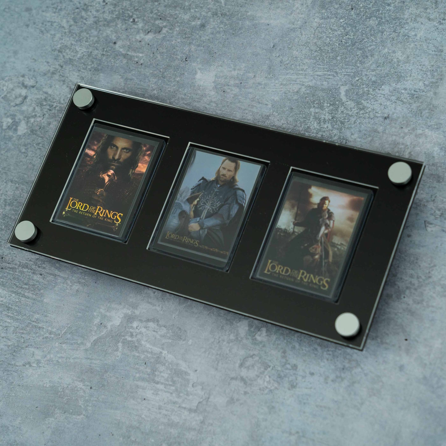 Triple Toploader Card Display - 3x1